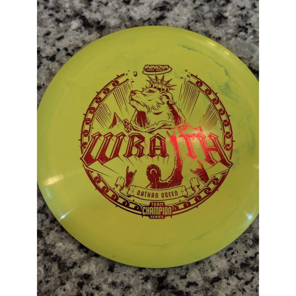RARE Swirly Innova Star Wraith 2021 Tour Series Nathan Queen Yellow W/ Green NEW